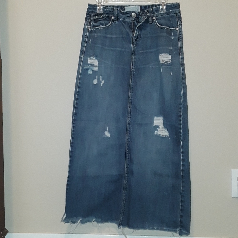 Maurice's jean skirt